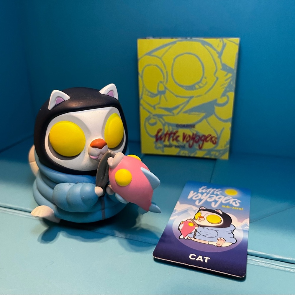 Pop Mart - Coarse - Little Voyagers - Sub-zero! - Cat Figure